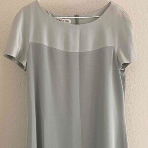 Spring classic party dress.  Pale green. Jones New York. Size 10. Great!